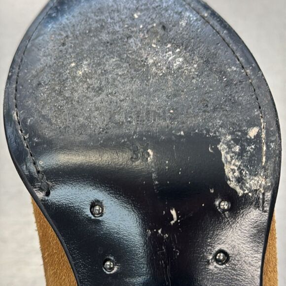 Celine Brown Suede Ankle Boots - Picture 9 of 9